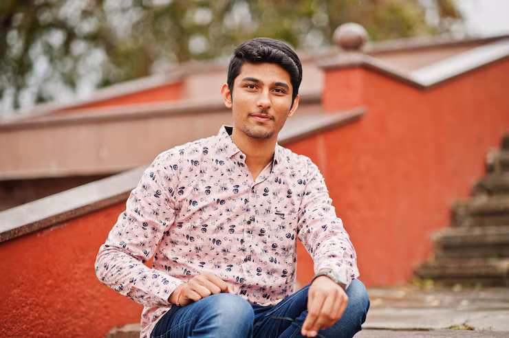 indian man student shirt posed outdoor 627829 2276