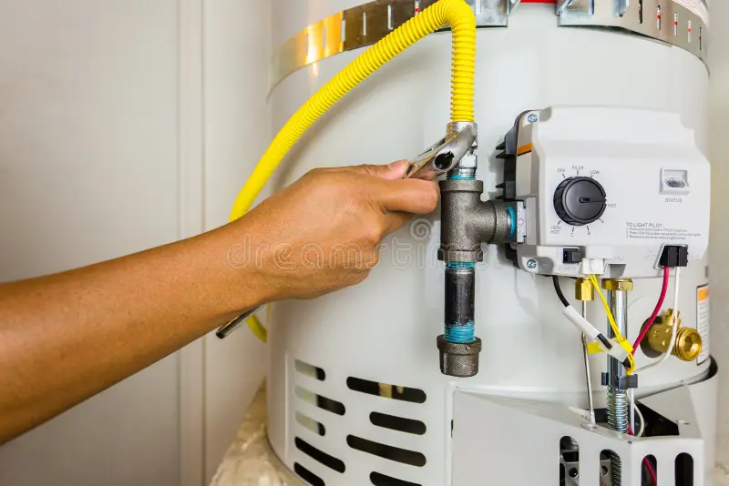 water heater repair sd plumber installing gas line newly installed tank great concept plumbing installation maintenance 193560469